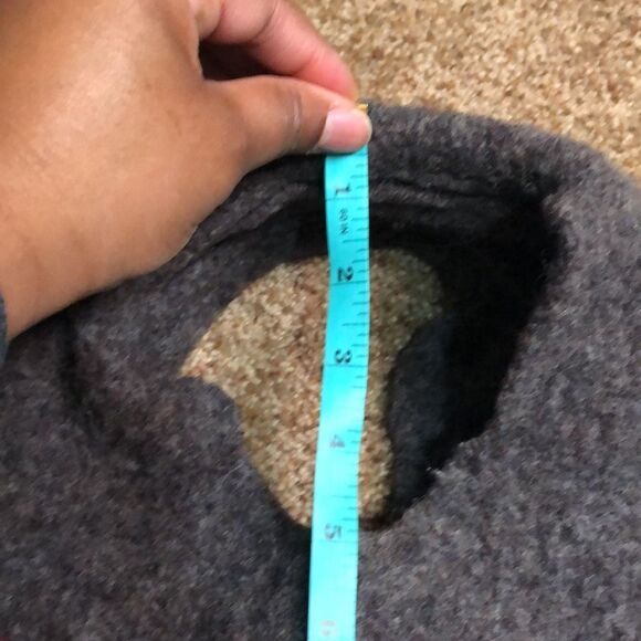 Handmade Wool Tote Bag, 11”x17” - Picture 9 of 9